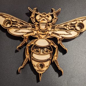 laser cut wood mandala