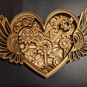 laser cut wood mandala