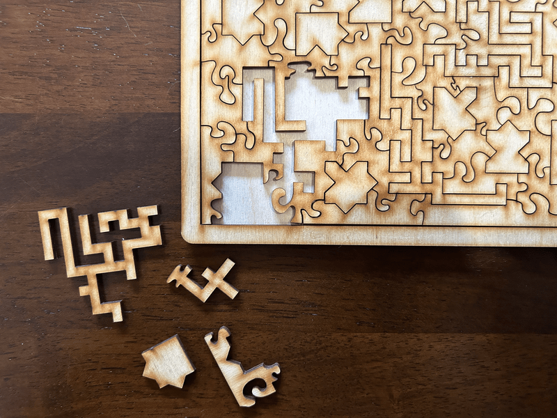 All Mixed Up puzzle- White Rabbit Gameworks -Wood Puzzle